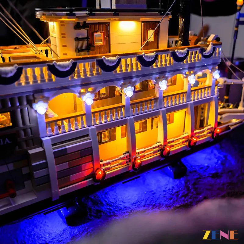 Light Kit for River Steamboat 21356 - DelsBricks Toys & CollectiblesLed Light Kit for LEGO ZENE20DelsBricks Toys & CollectiblesZENE
