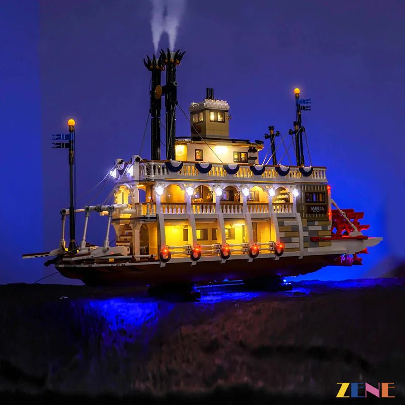 Light Kit for River Steamboat 21356 - DelsBricks Toys & CollectiblesLed Light Kit for LEGO ZENE20DelsBricks Toys & CollectiblesZENE