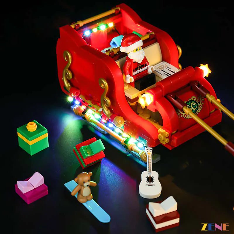 Light Kit for Santa's Sleigh Reindeer 40499 - DelsBricks Toys & CollectiblesLed Light Kit for LegoDelsBricks Toys & CollectiblesZENE
