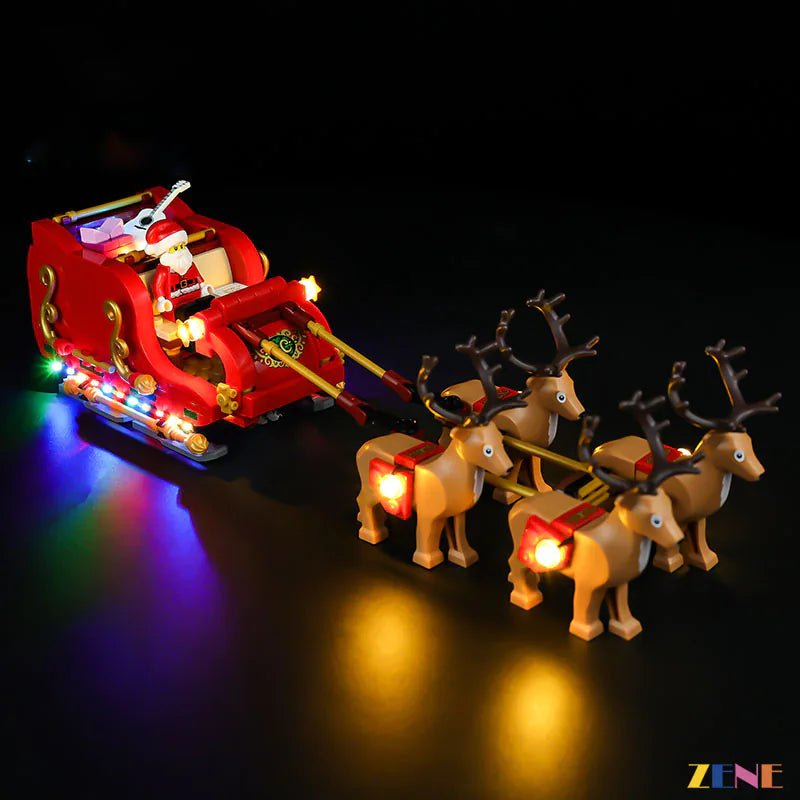 Light Kit for Santa's Sleigh Reindeer 40499 - DelsBricks Toys & CollectiblesLed Light Kit for LegoDelsBricks Toys & CollectiblesZENE
