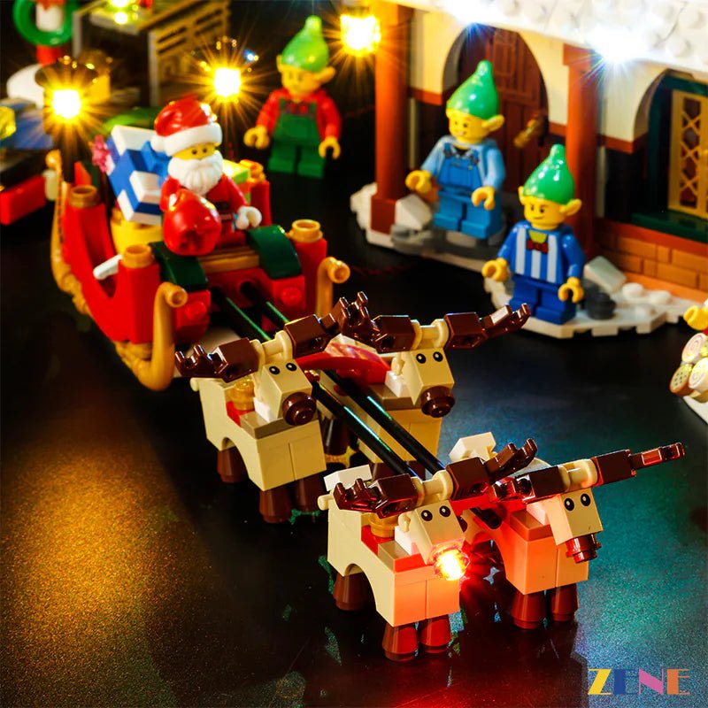 Light Kit for Santa's Workshop 10245 - DelsBricks Toys & CollectiblesLed Light Kit for LegoDelsBricks Toys & CollectiblesZENE