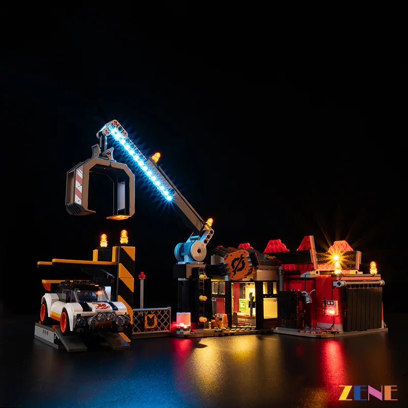 Light Kit for Scrapyard with Cars 60472 - DelsBricks Toys & CollectiblesLed Light Kit for LegoDelsBricks Toys & CollectiblesZENE
