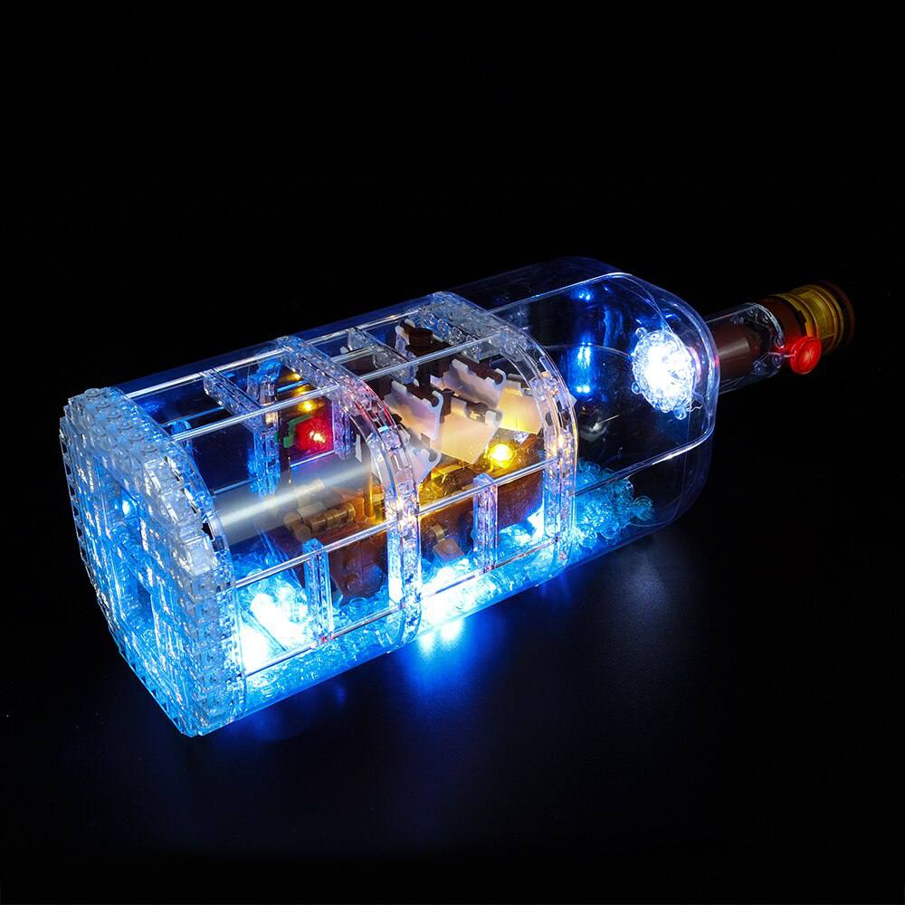 Light Kit for Ship in a Bottle 21313 - DelsBricks Toys & CollectiblesLed Light Kit for LegoDelsBricks Toys & CollectiblesZENE