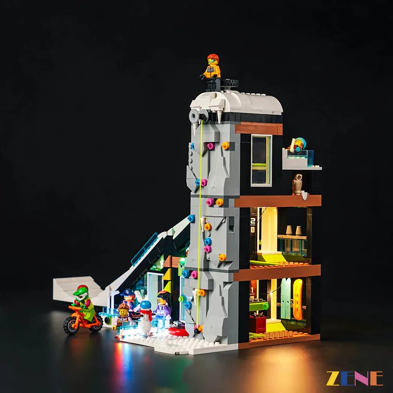 Light Kit for Ski and Climbing Center 60366 - DelsBricks Toys & CollectiblesLed Light Kit for LegoDelsBricks Toys & CollectiblesZENE