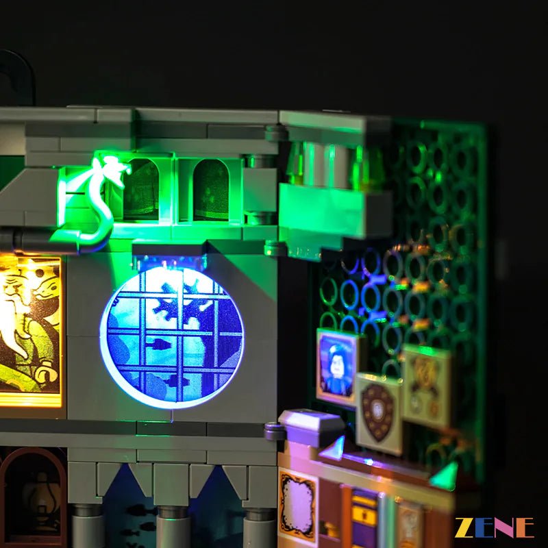 Light Kit for Slytherin House Banner 76410 - DelsBricks Toys & CollectiblesLed Light Kit for LegoDelsBricks Toys & CollectiblesZENE