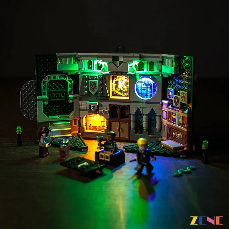 Light Kit for Slytherin House Banner 76410 - DelsBricks Toys & CollectiblesLed Light Kit for LegoDelsBricks Toys & CollectiblesZENE
