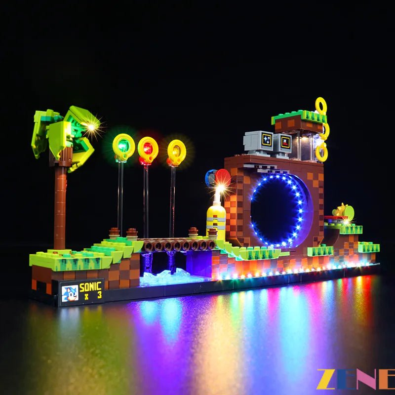 Light Kit for Sonic the Hedgehogs™ – Green Hill Zone 21331 (Ver. 2) - DelsBricks Toys & CollectiblesLed Light Kit for LegoDelsBricks Toys & CollectiblesZENE