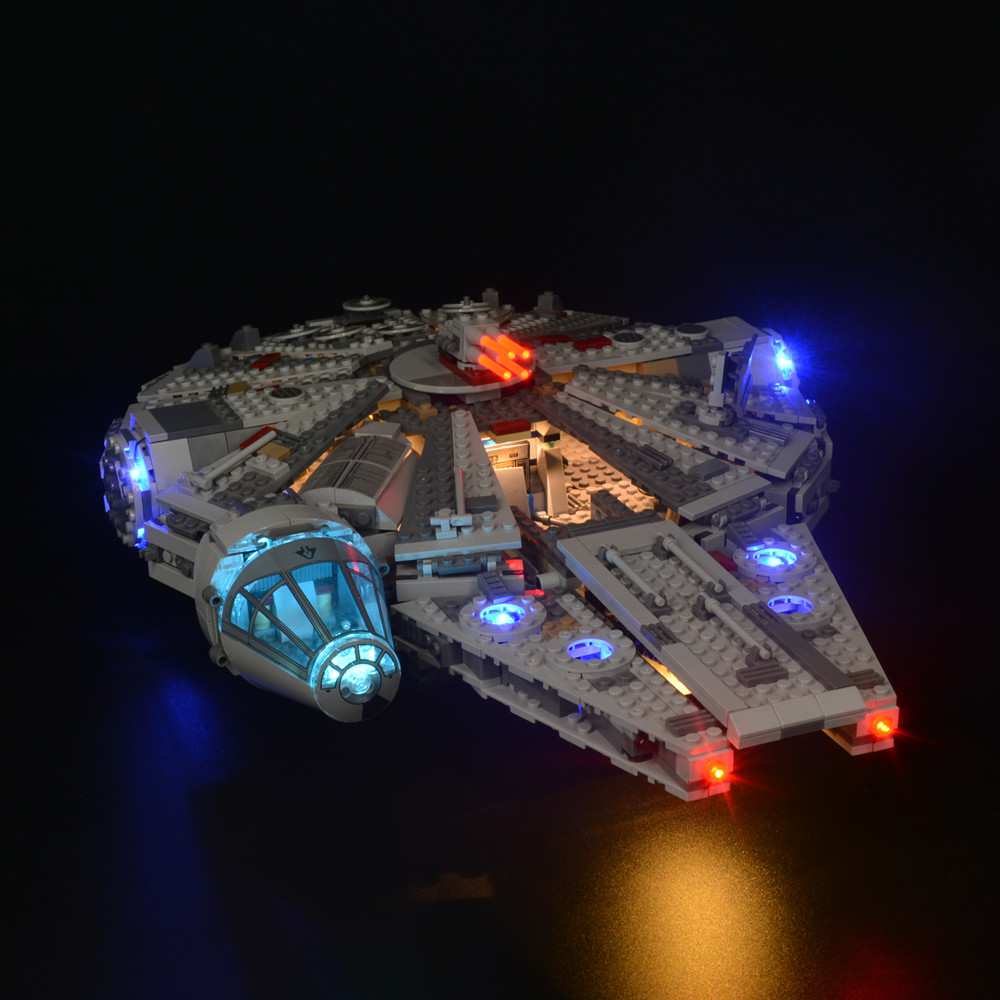 Light Kit for Star War Millennium Force Awakening Falcon 75105 - DelsBricks Toys & CollectiblesLed Light Kit for LegoDelsBricks Toys & CollectiblesZENE
