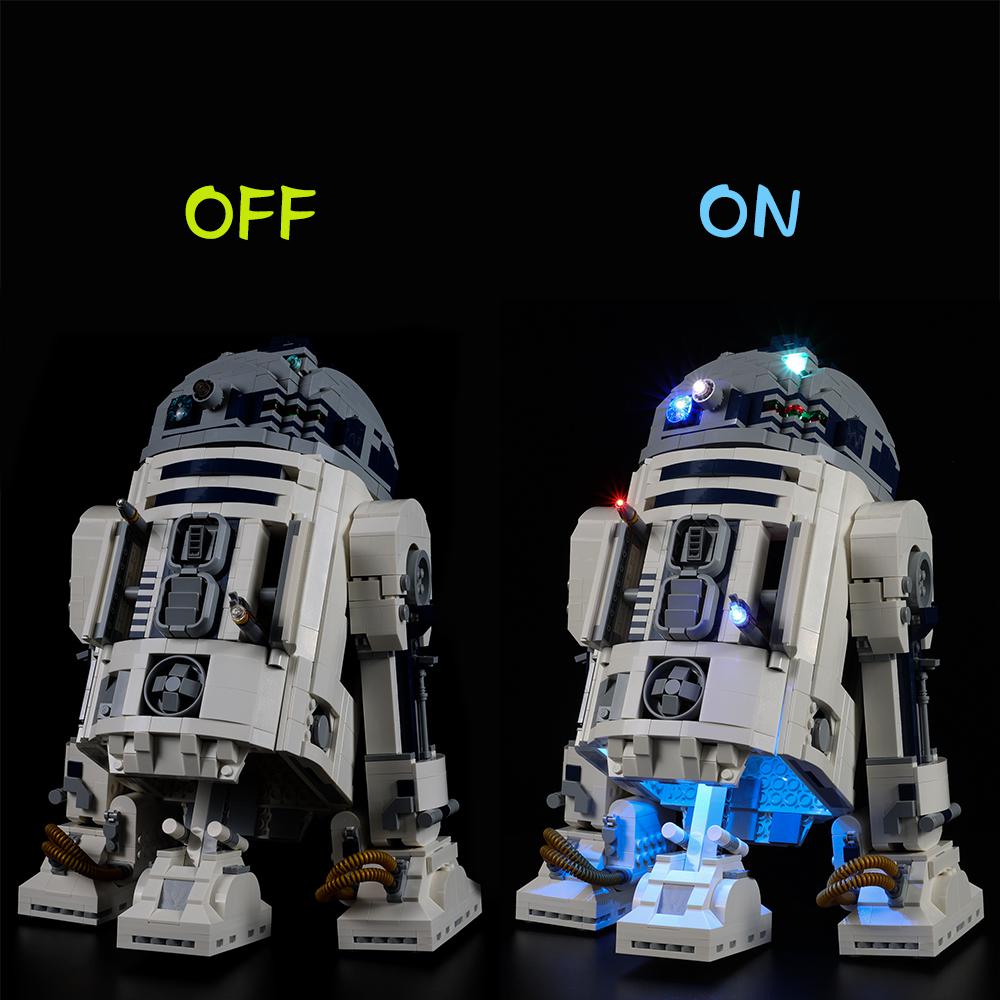 Light Kit for Star Wars™ R2 - D2™ 75308 - DelsBricks Toys & CollectiblesLed Light Kit for LegoDelsBricks Toys & CollectiblesZENE