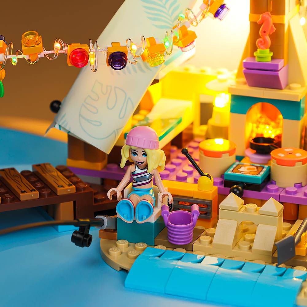 Light Kit for Stylish Beach Glamping 41700 - DelsBricks Toys & CollectiblesLed Light Kit for LegoDelsBricks Toys & CollectiblesZENE
