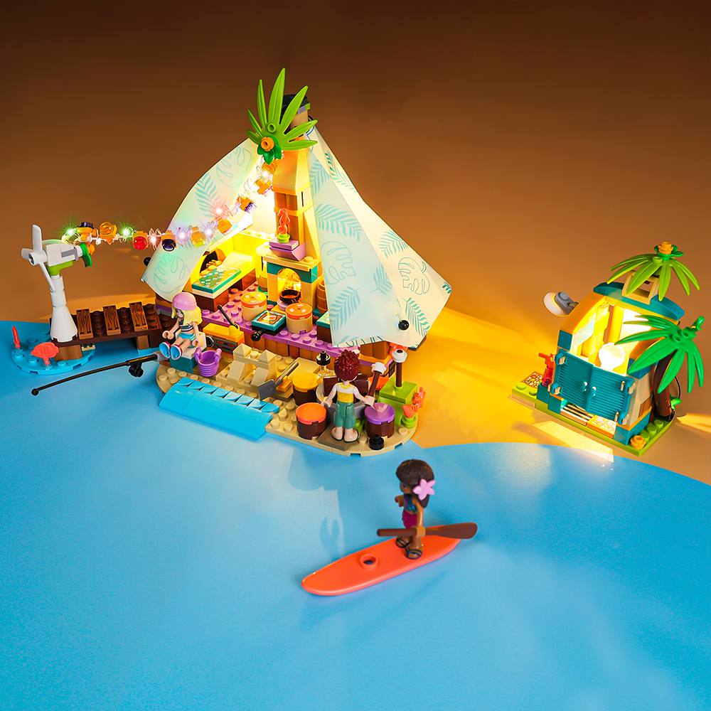 Light Kit for Stylish Beach Glamping 41700 - DelsBricks Toys & CollectiblesLed Light Kit for LegoDelsBricks Toys & CollectiblesZENE