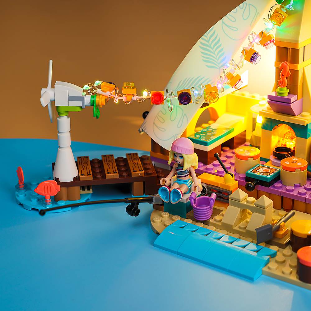 Light Kit for Stylish Beach Glamping 41700 - DelsBricks Toys & CollectiblesLed Light Kit for LegoDelsBricks Toys & CollectiblesZENE