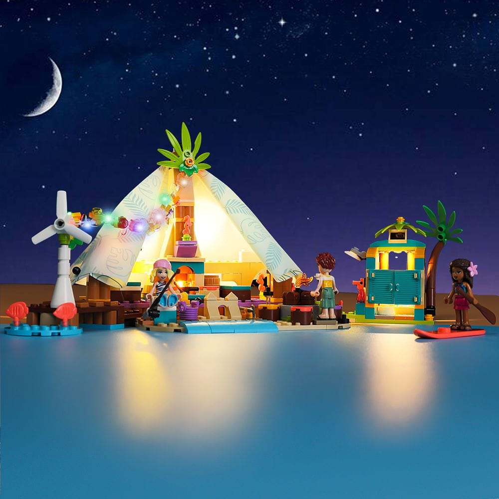 Light Kit for Stylish Beach Glamping 41700 - DelsBricks Toys & CollectiblesLed Light Kit for LegoDelsBricks Toys & CollectiblesZENE