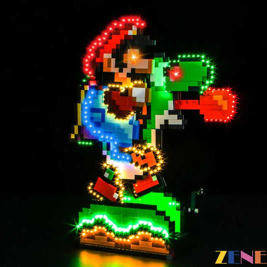 Light Kit for Super Mario World Mario Yoshi 71438 - DelsBricks Toys & CollectiblesLed Light Kit for LegoDelsBricks Toys & CollectiblesZENE