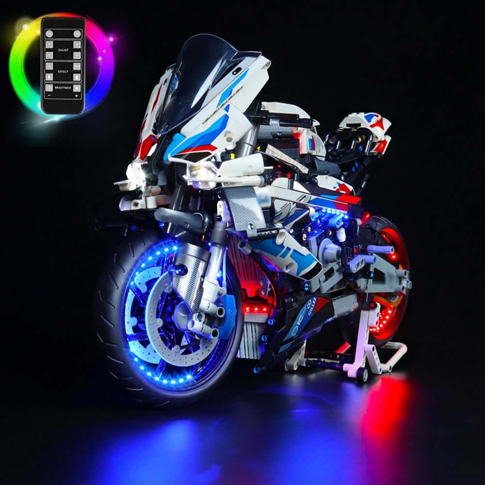 Light Kit for Technic™ Motorcycle M1000 42130 - DelsBricks Toys & CollectiblesLed Light Kit for LegoDelsBricks Toys & CollectiblesZENE