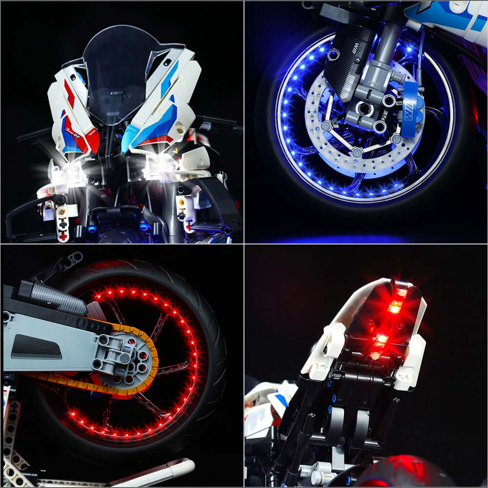 Light Kit for Technic™ Motorcycle M1000 42130 - DelsBricks Toys & CollectiblesLed Light Kit for LegoDelsBricks Toys & CollectiblesZENE