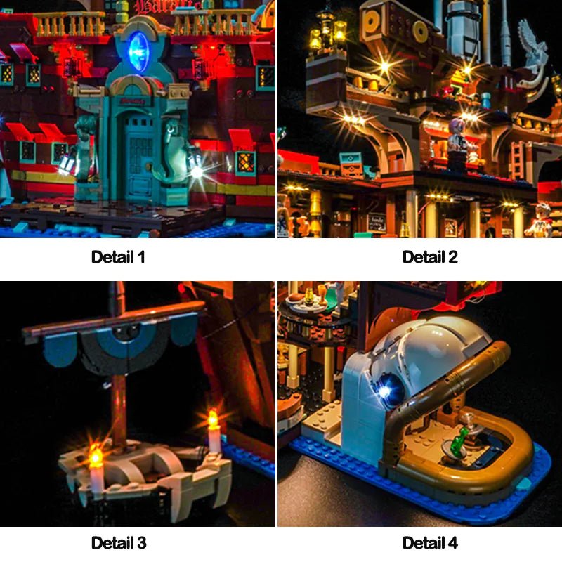 Light Kit for The Baratie Floating Restaurant 75640 One Piece - DelsBricks Toys & CollectiblesLed Light Kit for LEGO ZENE20DelsBricks Toys & CollectiblesZENE