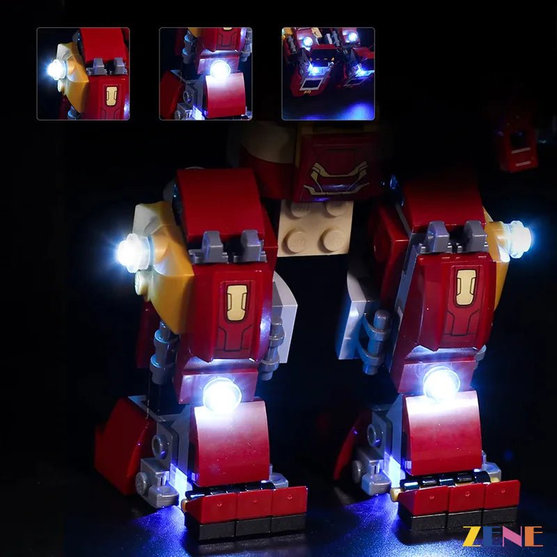 Light Kit for The Hulkbuster Smash - Up 76104 - DelsBricks Toys & CollectiblesLed Light Kit for LegoDelsBricks Toys & CollectiblesZENE