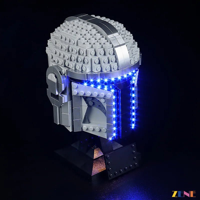 Light Kit for The Mandalorian™ Helmet 75328 - DelsBricks Toys & CollectiblesLed Light Kit for LegoDelsBricks Toys & CollectiblesZENE