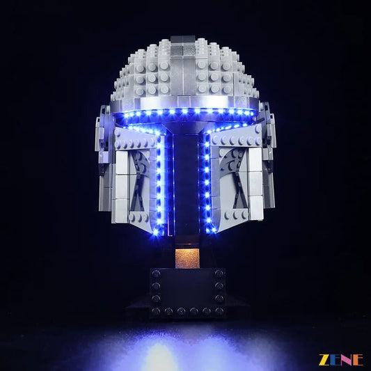 Light Kit for The Mandalorian™ Helmet 75328 - DelsBricks Toys & CollectiblesLed Light Kit for LegoDelsBricks Toys & CollectiblesZENE