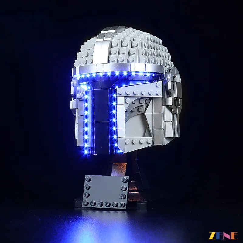 Light Kit for The Mandalorian™ Helmet 75328 - DelsBricks Toys & CollectiblesLed Light Kit for LegoDelsBricks Toys & CollectiblesZENE
