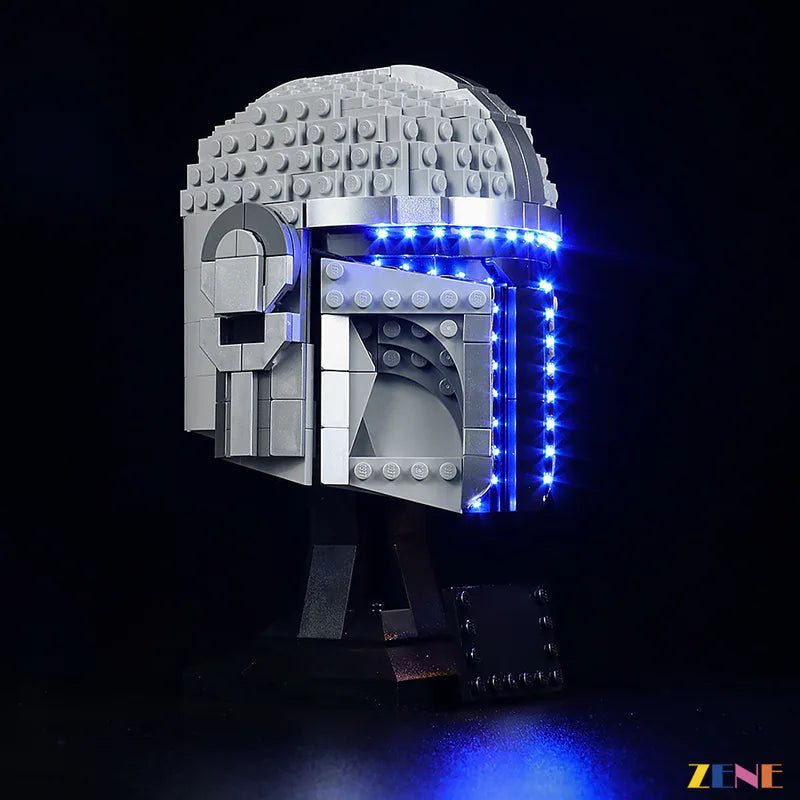 Light Kit for The Mandalorian™ Helmet 75328 - DelsBricks Toys & CollectiblesLed Light Kit for LegoDelsBricks Toys & CollectiblesZENE