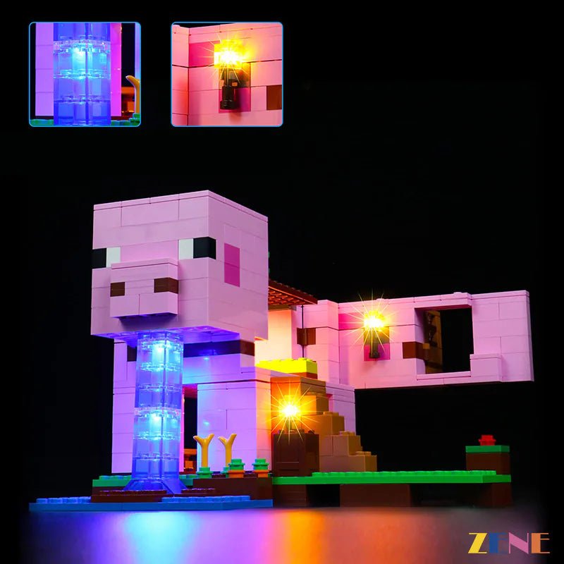 Light Kit for The Pig House 21170 - DelsBricks Toys & CollectiblesLed Light Kit for LegoDelsBricks Toys & CollectiblesZENE
