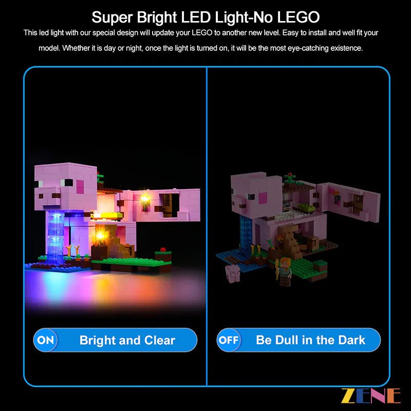 Light Kit for The Pig House 21170 - DelsBricks Toys & CollectiblesLed Light Kit for LegoDelsBricks Toys & CollectiblesZENE