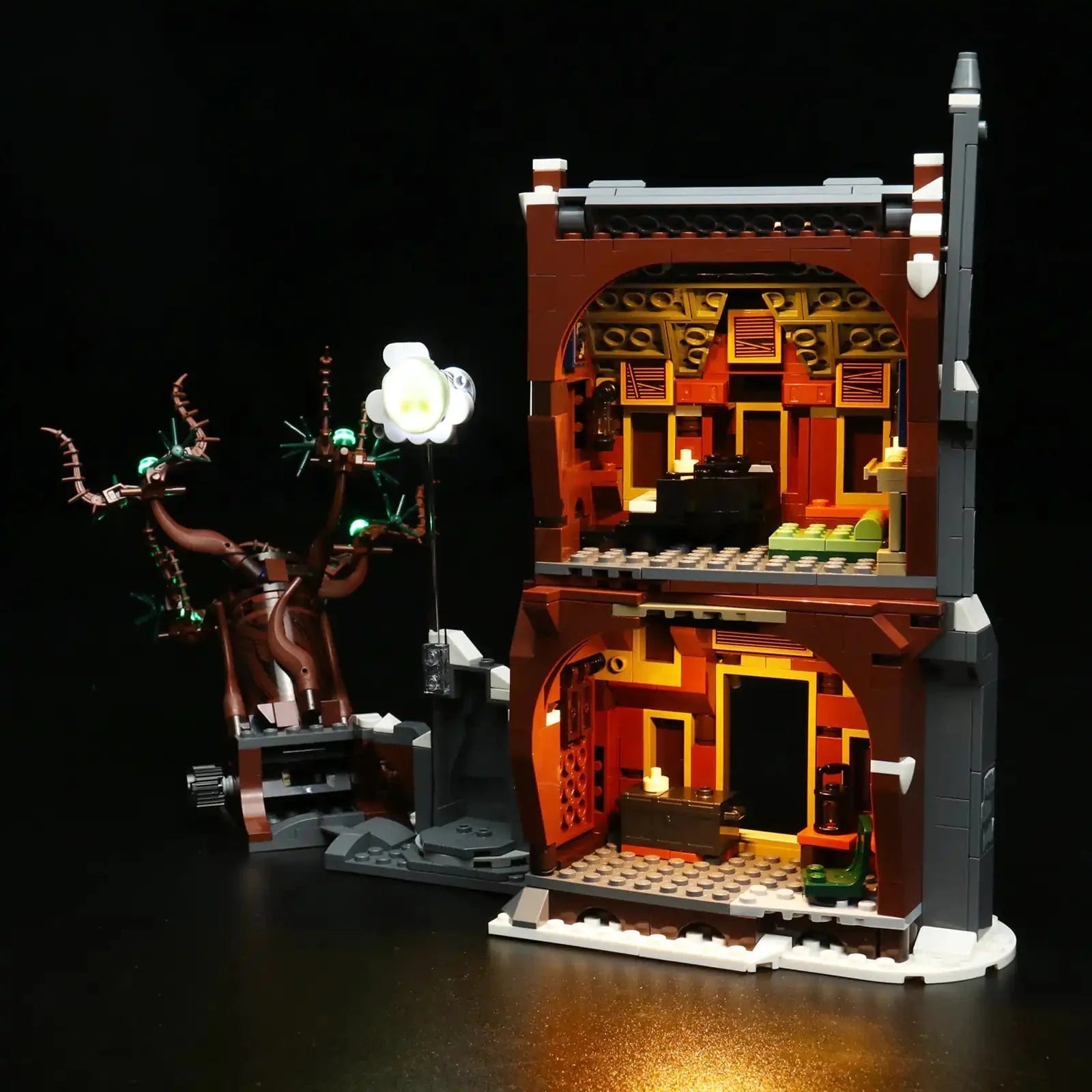 Light Kit for The Shrieking Shack & Whomping Willow™ 76407 - DelsBricks Toys & CollectiblesLed Light Kit for LegoDelsBricks Toys & CollectiblesZENE