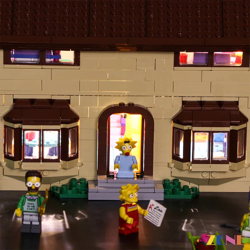 Light Kit for The Simpsons™ House 71006 - DelsBricks Toys & CollectiblesLed Light Kit for LegoDelsBricks Toys & CollectiblesZENE