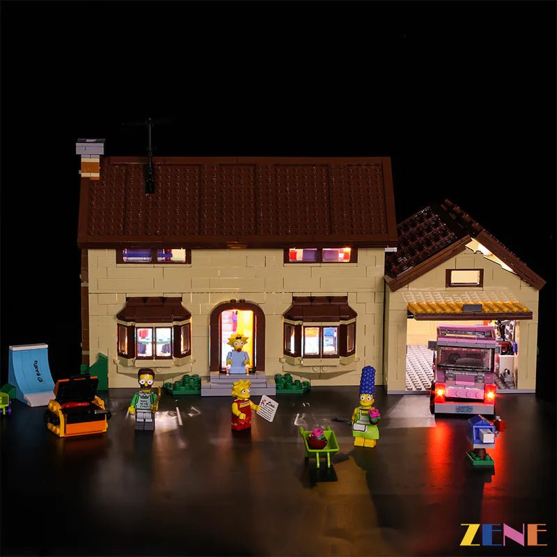 Light Kit for The Simpsons™ House 71006 - DelsBricks Toys & CollectiblesLed Light Kit for LegoDelsBricks Toys & CollectiblesZENE