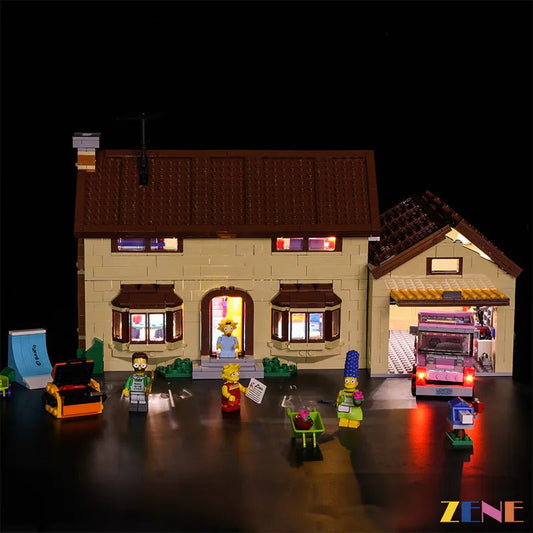 Light Kit for The Simpsons™ House 71006 - DelsBricks Toys & CollectiblesLed Light Kit for LegoDelsBricks Toys & CollectiblesZENE
