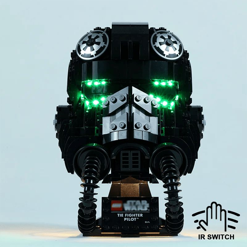 Light Kit for TIE Fighter Pilot Helmet 75274 - DelsBricks Toys & CollectiblesLed Light Kit for LegoDelsBricks Toys & CollectiblesZENE