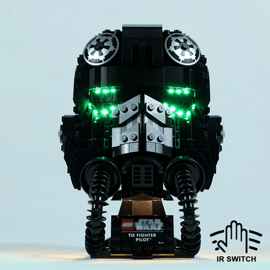 Light Kit for TIE Fighter Pilot Helmet 75274 - DelsBricks Toys & CollectiblesLed Light Kit for LegoDelsBricks Toys & CollectiblesZENE