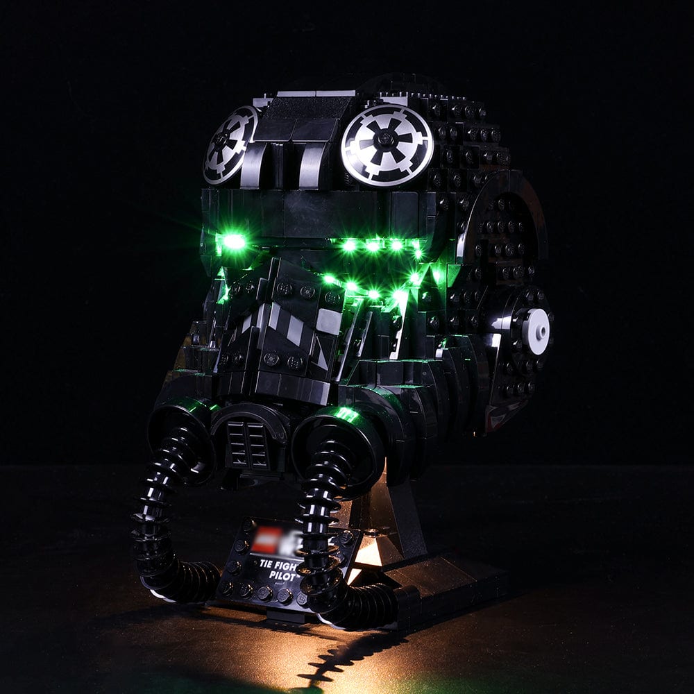 Light Kit for TIE Fighter Pilot Helmet 75274 - DelsBricks Toys & CollectiblesLed Light Kit for LegoDelsBricks Toys & CollectiblesZENE