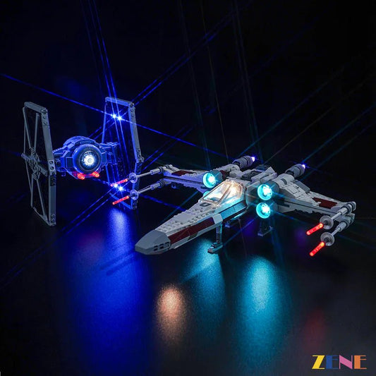 Light Kit for TIE Fighter & X - Wing Mash - up 75393 - DelsBricks Toys & CollectiblesLed Light Kit for LegoDelsBricks Toys & CollectiblesZENE
