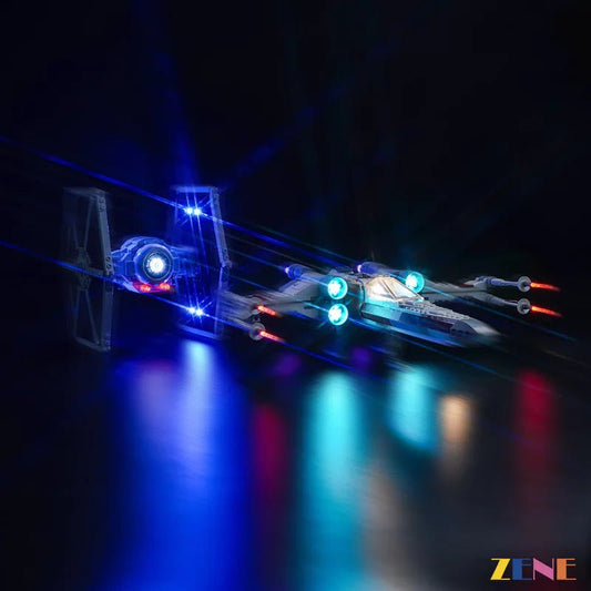 Light Kit for TIE Fighter & X - Wing Mash - up 75393 - DelsBricks Toys & CollectiblesLed Light Kit for LegoDelsBricks Toys & CollectiblesZENE