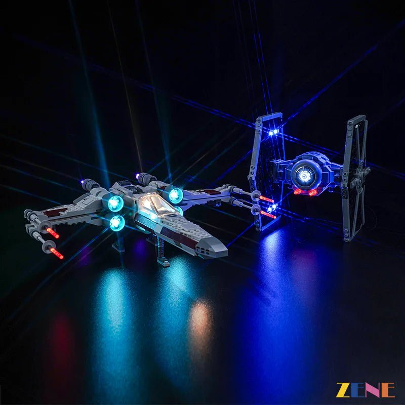 Light Kit for TIE Fighter & X - Wing Mash - up 75393 - DelsBricks Toys & CollectiblesLed Light Kit for LegoDelsBricks Toys & CollectiblesZENE