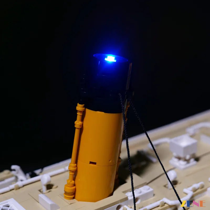 Light Kit for Titanic Ship 10294 (Ice Blue Ver.) - DelsBricks Toys & CollectiblesLed Light Kit for LegoDelsBricks Toys & CollectiblesZENE