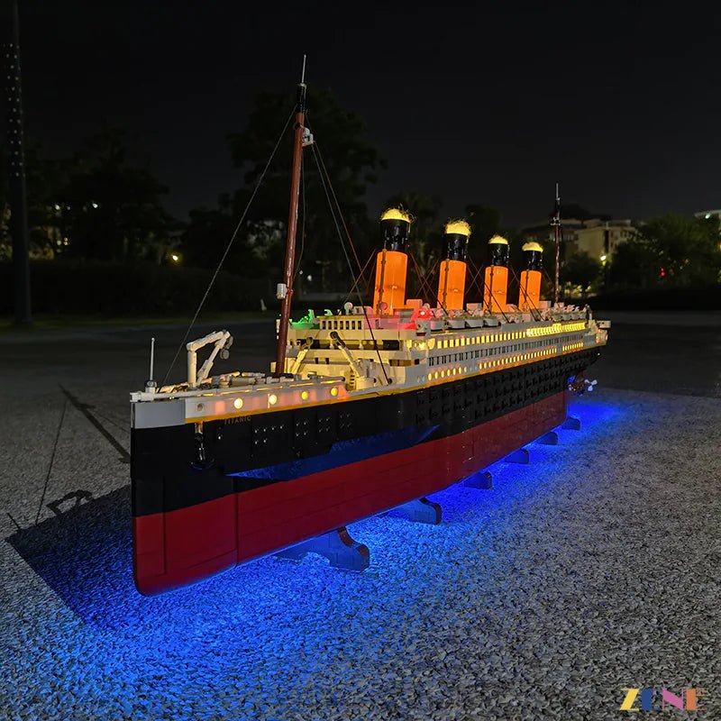 Light Kit for Titanic Ship 10294 (Ice Blue Ver.) - DelsBricks Toys & CollectiblesLed Light Kit for LegoDelsBricks Toys & CollectiblesZENE