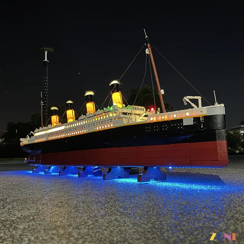 Light Kit for Titanic Ship 10294 (Ice Blue Ver.) - DelsBricks Toys & CollectiblesLed Light Kit for LegoDelsBricks Toys & CollectiblesZENE