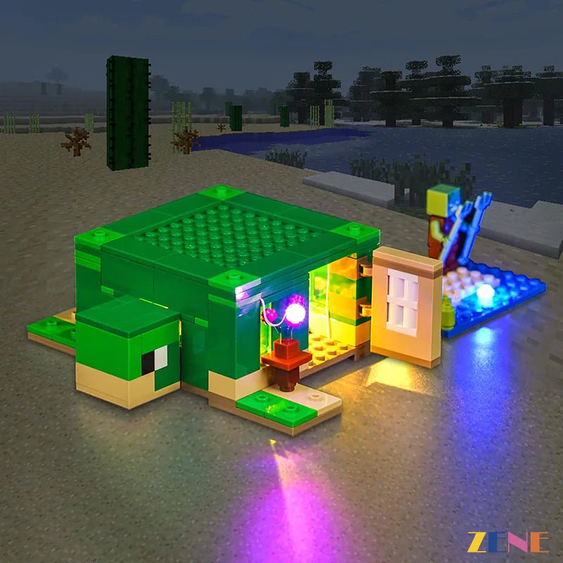 Light Kit for Turtle Beach House 21254 - DelsBricks Toys & CollectiblesLed Light Kit for LegoDelsBricks Toys & CollectiblesZENE