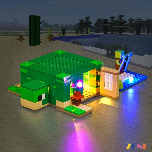 Light Kit for Turtle Beach House 21254 - DelsBricks Toys & CollectiblesLed Light Kit for LegoDelsBricks Toys & CollectiblesZENE