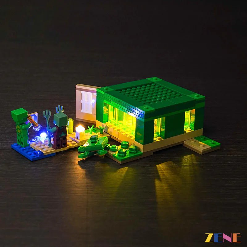 Light Kit for Turtle Beach House 21254 - DelsBricks Toys & CollectiblesLed Light Kit for LegoDelsBricks Toys & CollectiblesZENE