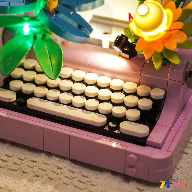 Light Kit for Typewriter with Flowers 31169 - DelsBricks Toys & CollectiblesLed Light Kit for LegoDelsBricks Toys & CollectiblesZENE