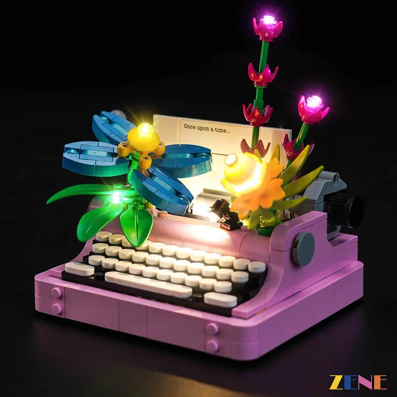 Light Kit for Typewriter with Flowers 31169 - DelsBricks Toys & CollectiblesLed Light Kit for LegoDelsBricks Toys & CollectiblesZENE