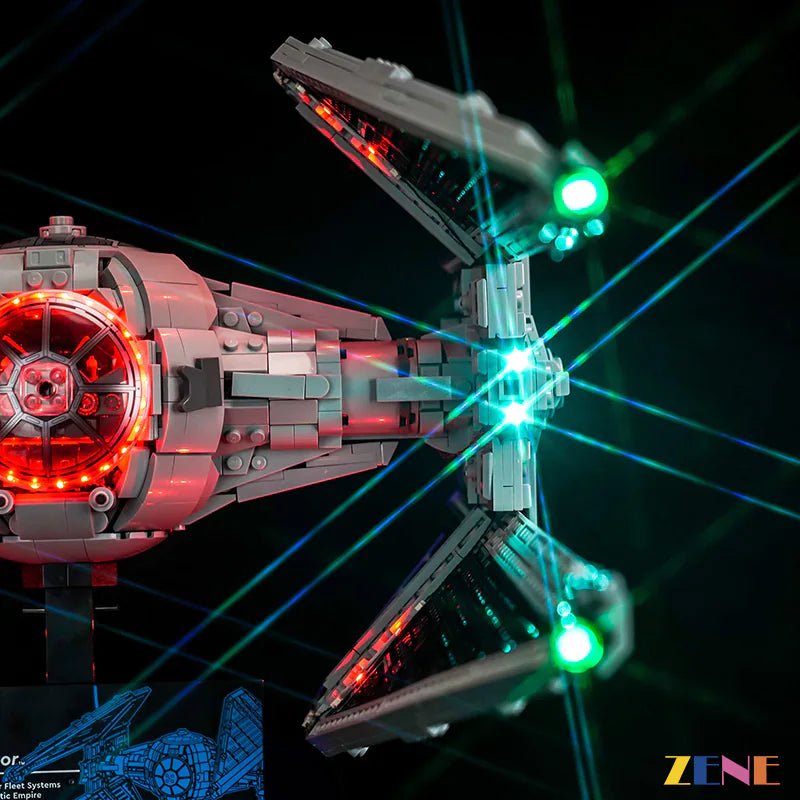 Light Kit for UCS TIE Intercept fighter 75382 Star Wars - DelsBricks Toys & CollectiblesLed Light Kit for LegoDelsBricks Toys & CollectiblesZENE