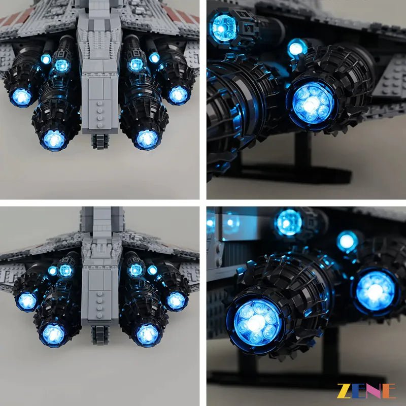 Light Kit for Venator Class Republic Attack Cruiser 75367 (Ver.2) - DelsBricks Toys & CollectiblesLed Light Kit for LegoDelsBricks Toys & CollectiblesZENE