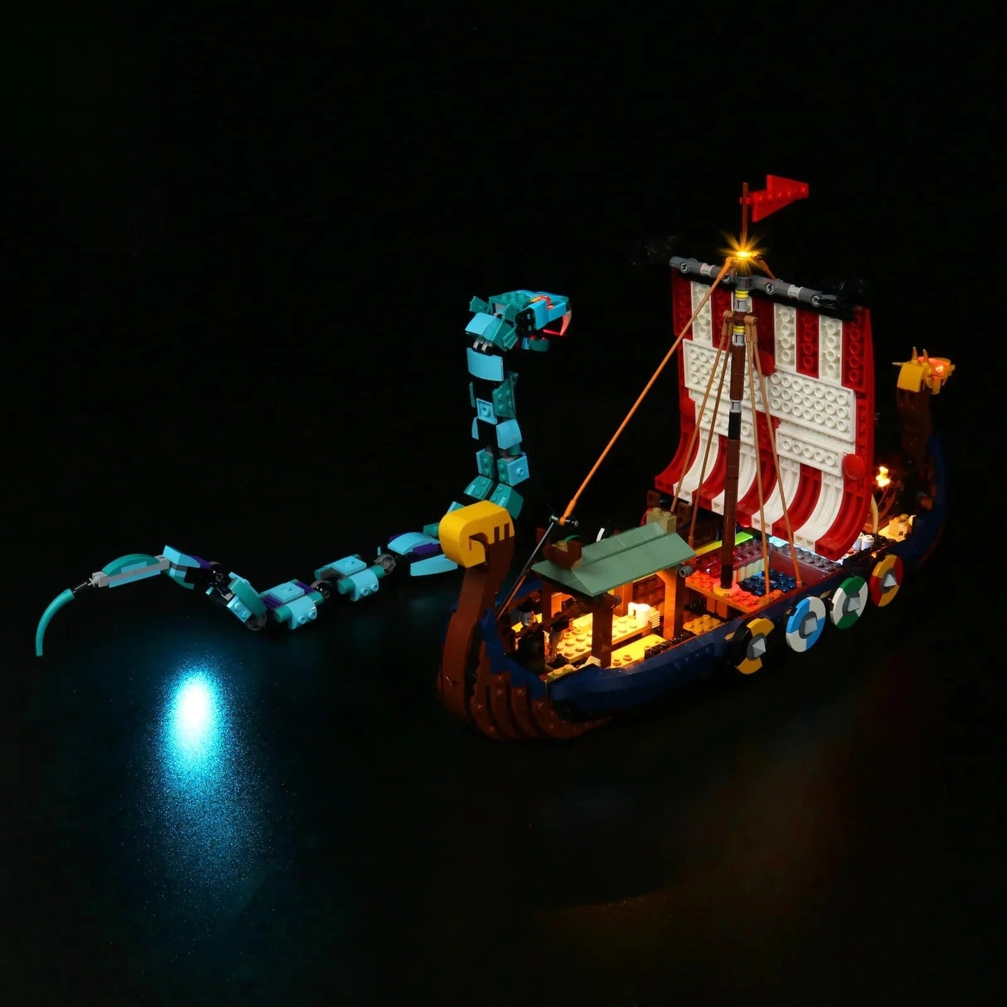 Light Kit for Viking Ship and the Midgard Serpent 31132 - DelsBricks Toys & CollectiblesLed Light Kit for LegoDelsBricks Toys & CollectiblesZENE
