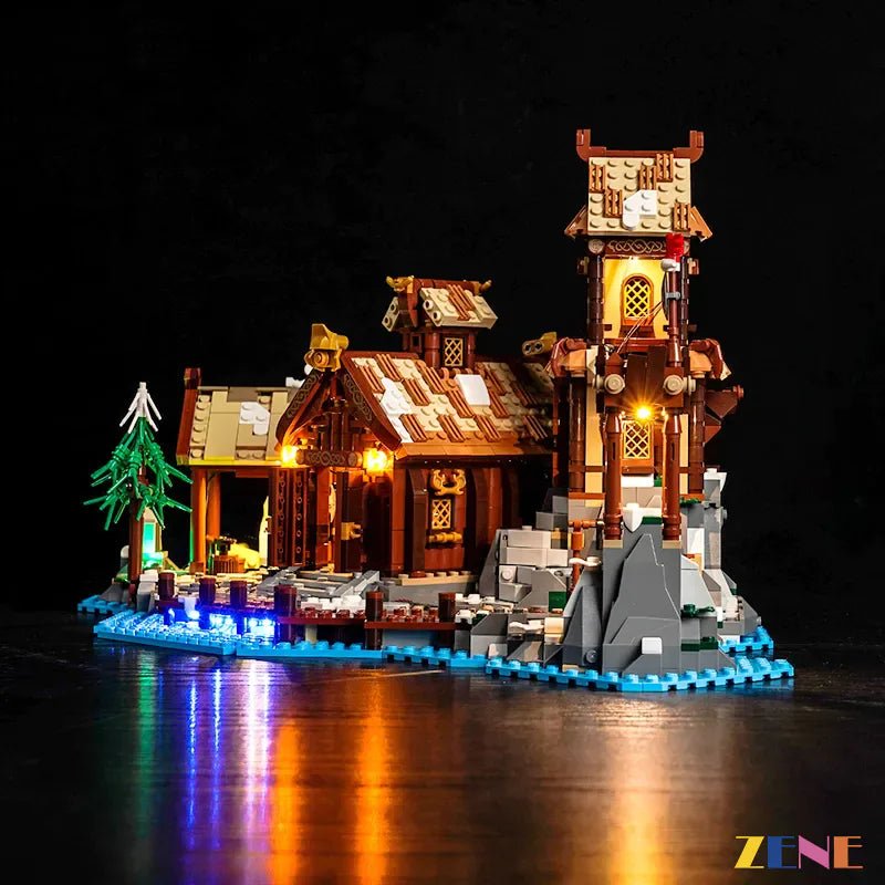 Light Kit for Viking Village Ideas 21343 - DelsBricks Toys & CollectiblesLed Light Kit for LegoDelsBricks Toys & CollectiblesZENE